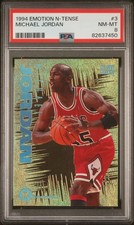 1994-95 MICHAEL JORDAN Skybox E-Motion N-Tense #3 PSA 8 NM-MT Bulls MVP HOF GOAT