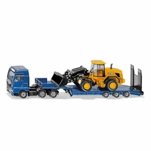 SIKU 1:87 MAN TGX Truck with Low Loader And JCB Wheel Loader Diecast Toy SK1790 - Picture 1 of 4