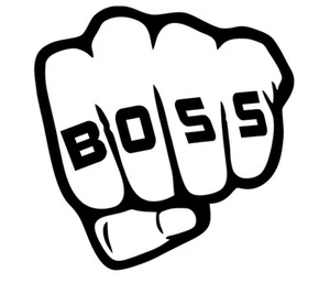 BOSS fist sticker reggae ska trojan scooter northern soul 2 tone - Picture 1 of 1