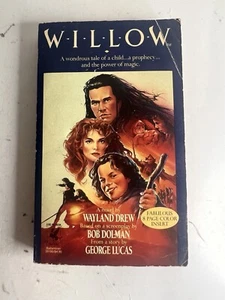 Vintage Paperback: WILLOW Movie Novel Wayland Drew - Del Rey Books George Lucas - Picture 1 of 11