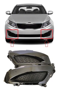 Right & Left Fog Light Covers Fog Lamp Bezels Optima 11-12-13 OEM Kia Set of 4 - Picture 1 of 1