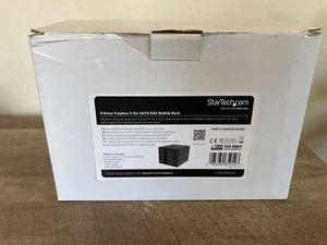 Startech.com 4 Bay Aluminum Trayless Hot Swap Mobile Rack Backplane For 3.5in - Picture 1 of 3