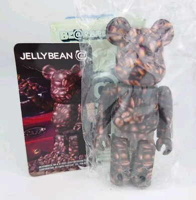 Medicom Be@rbrick 100% Serie 44 Gellybean Coffee Bean S44 Juguete Artístico Bearbrick Foto 1 de 2