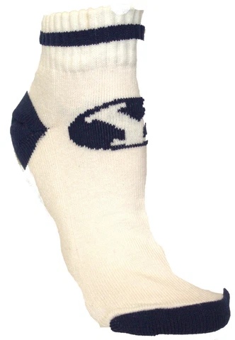 NCAA BYU Cougars Low Cut Ankle Socks Cover