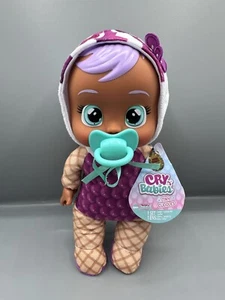 Cry Babies Tiny Cuddles Grace Puppe - Raspberry Ice Cream Pyjama - 9" weicher Körper - Bild 1 von 4