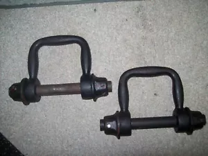 Manijas de kettlebell YORK BARBELL de colección con COLLARS Culturismo Fitness STRONGMAN Gimnasio - Imagen 1 de 3