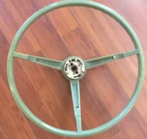 1964 1/2 Ford Mustang steering wheel OE- NO CRACKS - Picture 1 of 5
