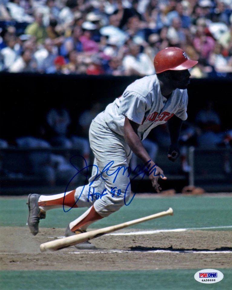 Joe Morgan SIGNED 8x10 Photo + HOF 90 Cincinnati Reds ITP PSA/DNA AUTOGRAPHED  - Image 1 of 1
