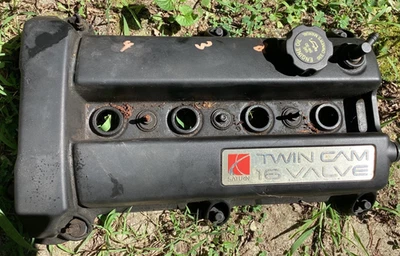 Cubierta de válvula Saturn 1999-2002 DOHC OEM cubierta de válvula de plástico usada SL2 etc. Foto 1 de 2