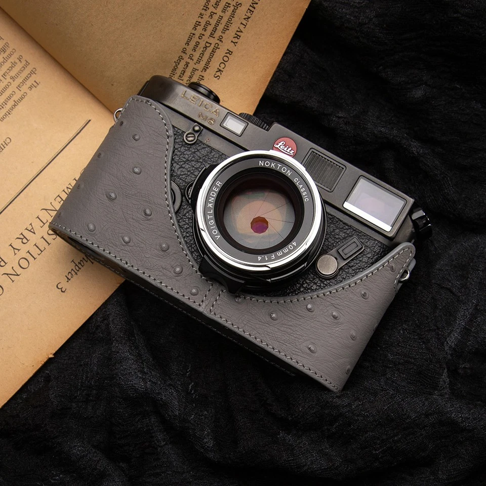 ARTFOTO For Leica M6/MP/M4/M3/M2/M1/MDa Handmade Real Leather Half Camera Case Bag Cover