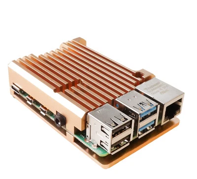 Armor Gehäuse für Raspberry Pi 4, Champagner Gold Case - Bild 1 von 2