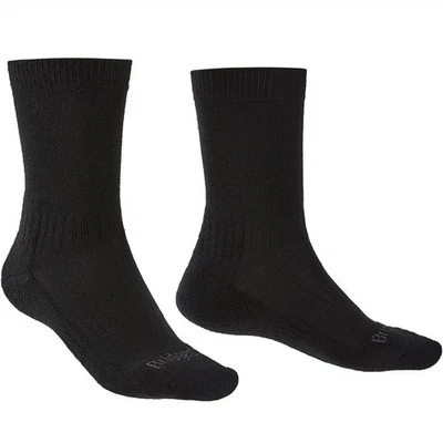 Calcetines Bridgedale para Hombres Caminata Ligeros Merino Performance Bota - Negros Foto 1 de 4