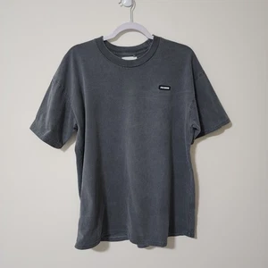 Camiseta Joah Brown Mujer Manga Corta Gris Lavado Algodón Cuello Redondo EE. UU. Talla Única - Imagen 1 de 7
