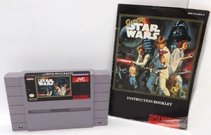 Super Star Wars Super Nintendo SNES Authentic Cartridge + Manual JVC Tested - Picture 1 of 7