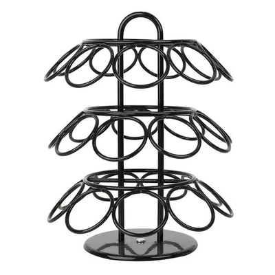 Spins 360-Grad-Kaffeepadhalter, Kompatibel für K-Cups (27 Pads), Schwarz U3G5 - Bild 1 von 4