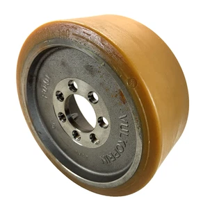 Vulkoprin 13.5x5.5 Forklift Tire Wheel Assembly F040 Smooth Press-On *NOS* - Picture 1 of 9