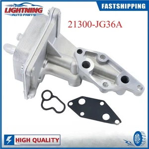 Top-Quality 21300-JG36A Engine Oil Cooler + Gasket For Nissan Rogue Select 14-15 - Picture 1 of 3