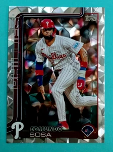 2025 TOPPS BASEBALL 2 *** Edmundo Sosa: Diamante *** #489 - Picture 1 of 2