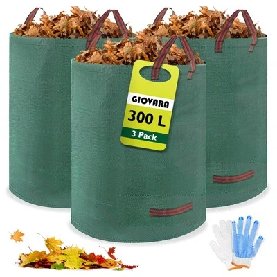 Gartenabfallsack pop up 3 x 300L Laubsack für herbstlaub Gartenabfallsack Sta... - Bild 1 von 4