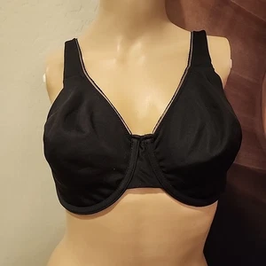 Wacoal Bra 32DDD Black Underwire Unlined 855352 - Picture 1 of 3