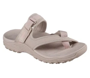 SANDALIA REGGAE MUJER SKECHERS, Talla 7 Taupe NUEVA - Imagen 1 de 6