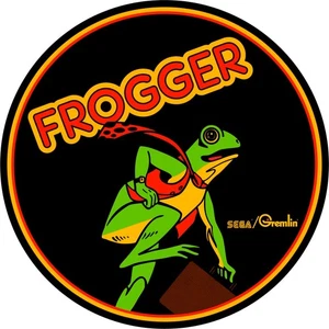 Frogger Arcade Barhocker "nur Aufkleber" kratzfest Polycarbonat Laminat - Bild 1 von 2