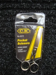 CK CEKA 8072 115MM 41/2" POCKET SCISSORS - Picture 1 of 1
