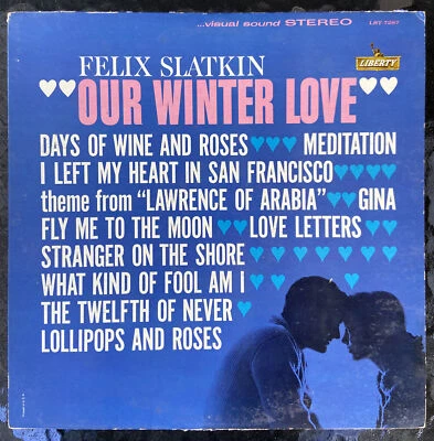 Felix Slatkin – Our Winter Love, LST-7287, 1963 Album Record LP Vinyl. Foto 1 de 4