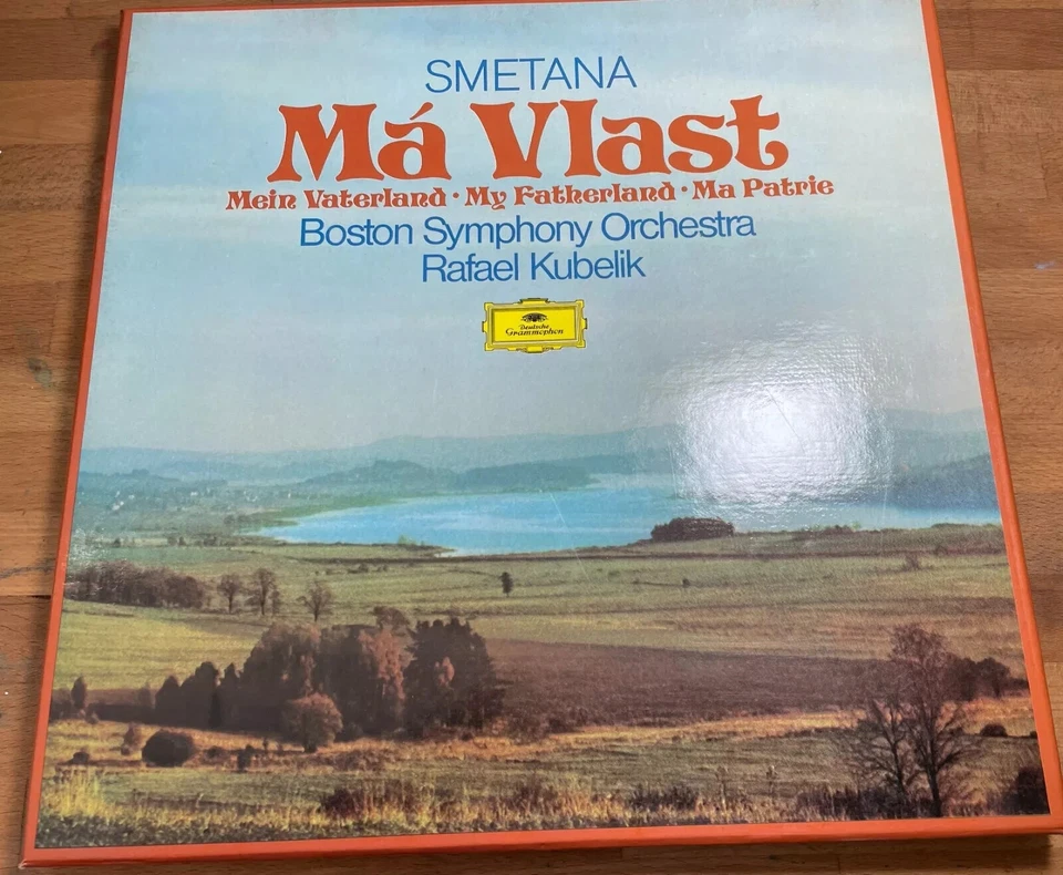 Smetana Ma Vlast 2 Vinyl LP Set Boston Symphony Orchestra Ralph Kubelik 2707 054 - Image 1 of 1