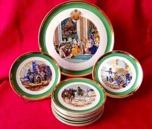 GIEN Earthenware Historical Set - Picture 1 of 18