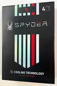 Spyder MALLA CALZONCILLOS BOXER TECNOLOGÍA DE ENFRIAMIENTO 4pk XL 90 pct nailon nuevos - Imagen 1 de 4