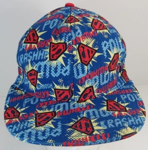 Boy's Superman Snapback Cotton Baseball Hat -B5 - Picture 1 of 6