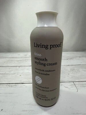Crema de peinado suave Living Proof sin frizz - Suaviza y condiciones - 8 OZ Foto 1 de 2