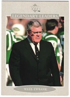 Weeb Ewbank 1997 Upper Deck Legendary Leaders Card #171 - Image 1 of 2