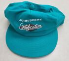 John Deere Certification baseball hat (Vintage) teal   Cap America Fits All  