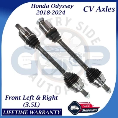 Eje CV delantero izquierdo y derecho GSP OEM para Honda Odyssey 2018-2024 garantía de por vida Foto 1 de 4