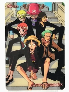 Luffy Nami Zoro One Piece Plastic Card Bandai Japan Very Rare 2003 F/S No.122 - Picture 1 of 12