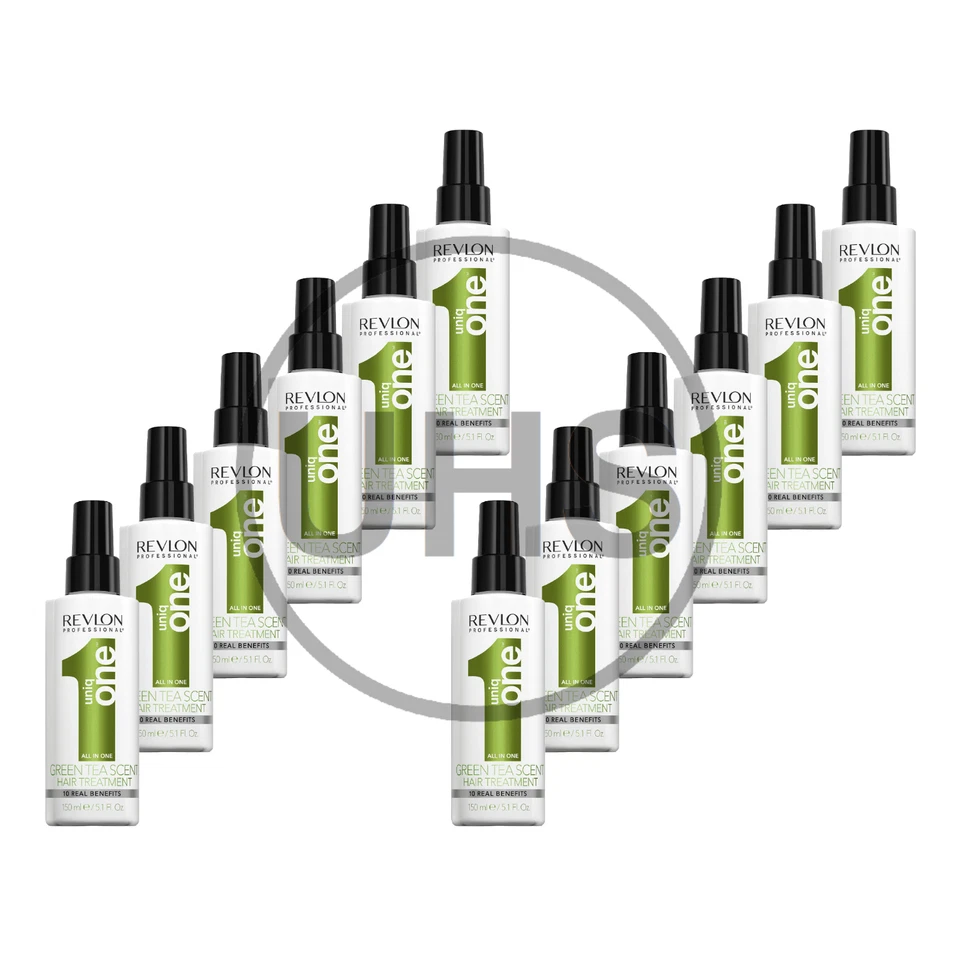 12 x Revlon Professional Uniqone Green Tea Hair Treatment 150ml | Uniq One AUS - Image 1 of 1