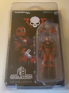 SKELETRON ROBOSKULL MK II 4" 1:18 RED WEASEL ACTION FIGURE MINT IN PROTECH CASE! - Picture 1 of 2