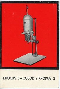 Bedienungsanleitung PZO KROKUS 3 COLOR Vergrößerungsapparat User Manual (Y6073 - Picture 1 of 1