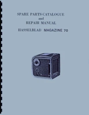 Revista Hasselblad 70 Repuestos Catálogo y Manual Reparación Reimpresión Foto 1 de 3