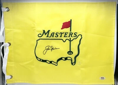 Jack Nicklaus Signed Undated Masters Flag Autographed Augusta National PSA/DNA - Image 1 of 4