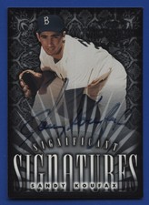 1998 DONRUSS SIGNATURE SANDY KOUFAX SIGNIFICANT AUTOGRAPH CARD #'D 1448/2000