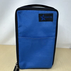 ESTUCHE DE ALMACENAMIENTO STARITE 15 CD con Cremallera con Bolsillo Azul Brillante - Imagen 1 de 5