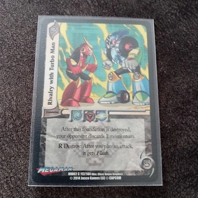 2014 Universal Fighting System Megaman Rivalry with Turbo Man #MM02 C 117/144 - Image 1 of 2