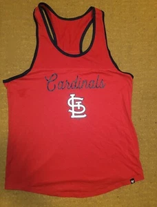 '47 ST LOUIS CARDINALS FRANKLIN MLB TANK TOP Woman SIZE L SHIRT *See Pictures* - Picture 1 of 7