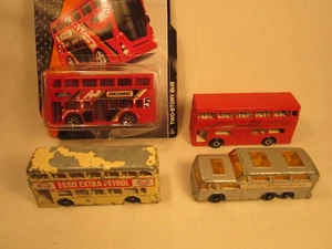 MATCHBOX Superfast LESNEY (Lot of 4) BUSES 17 74 66 6 [Z284e] - Picture 1 of 4