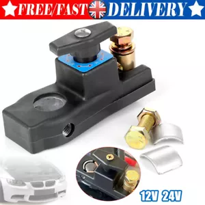 NEW Car Battery Switch Isolator Terminal 12V 24V Quick Cut-off Disconnect Master - Picture 1 of 13