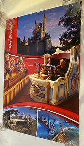 Walt Disney World Toy Story Ride Promo Poster Pixar Woody Buzz - Picture 1 of 12