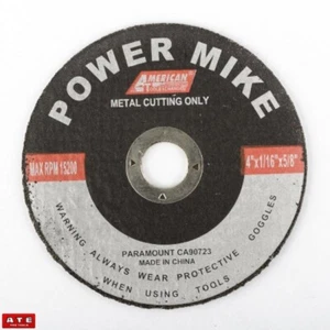 20 PIEZAS RUEDA DE CORTE DE 4" 4" x 1/16" x 5/8" disco de corte de metal POWER MIKE EE. UU. - Imagen 1 de 1